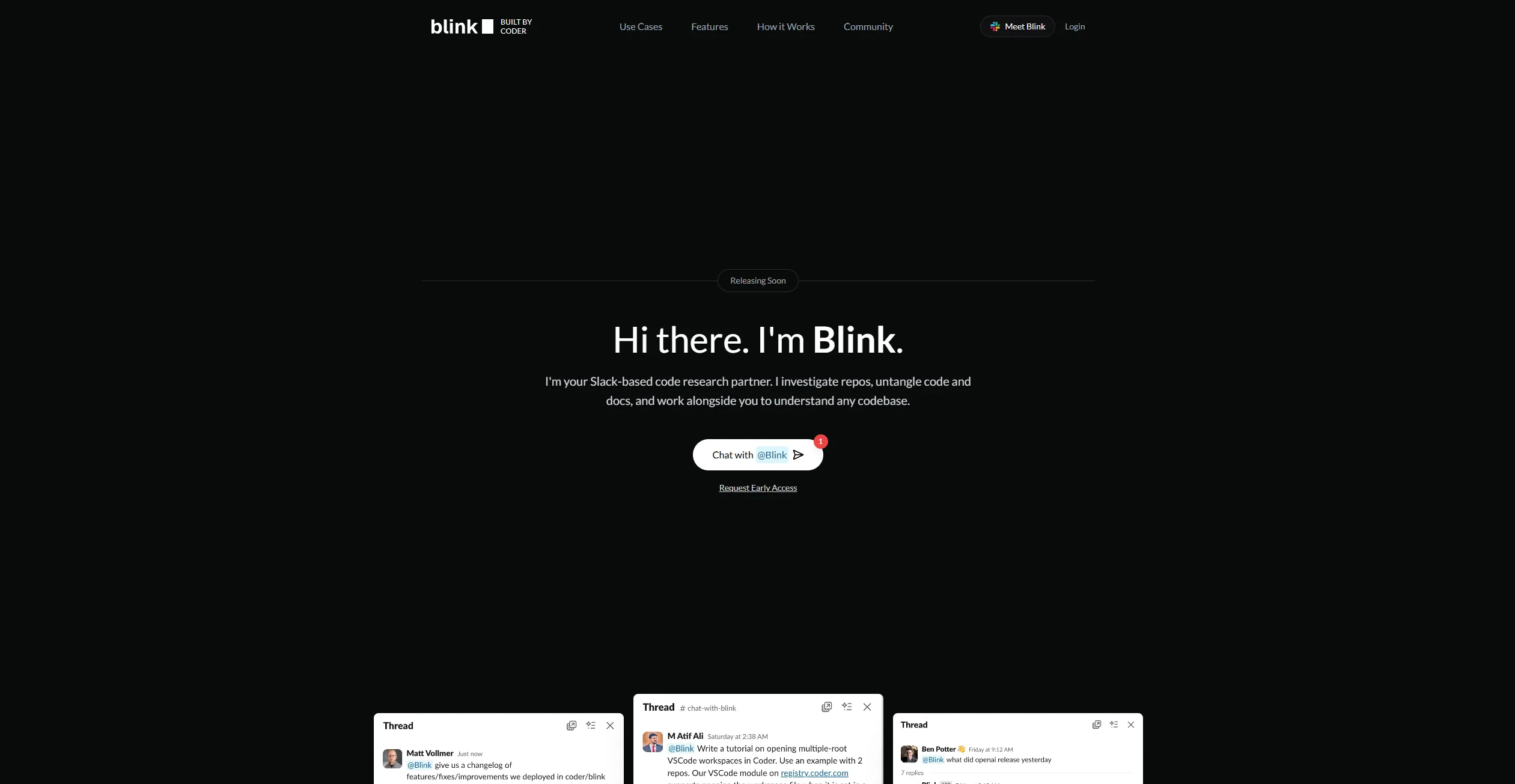 Blink screenshot