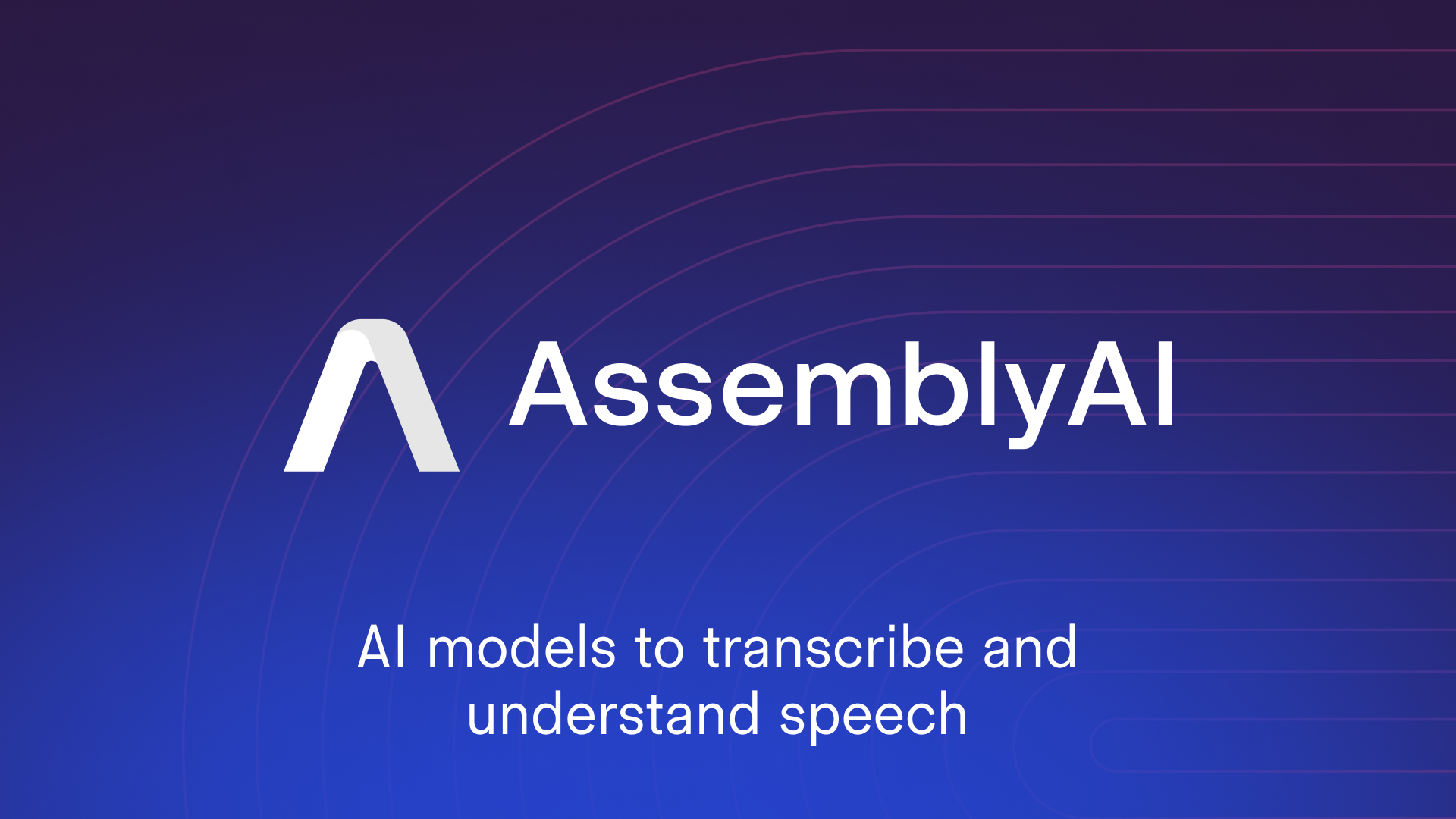 AssemblyAI screenshot