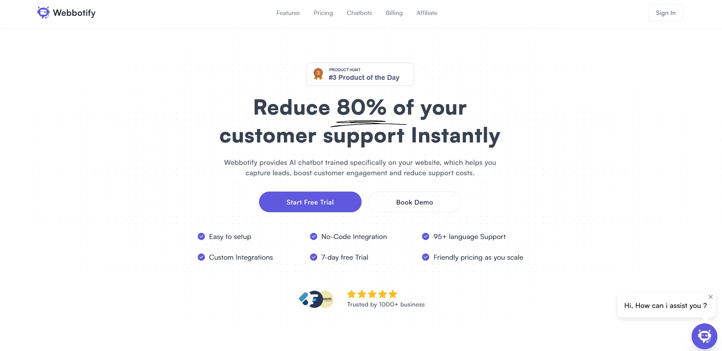 Webbotify screenshot