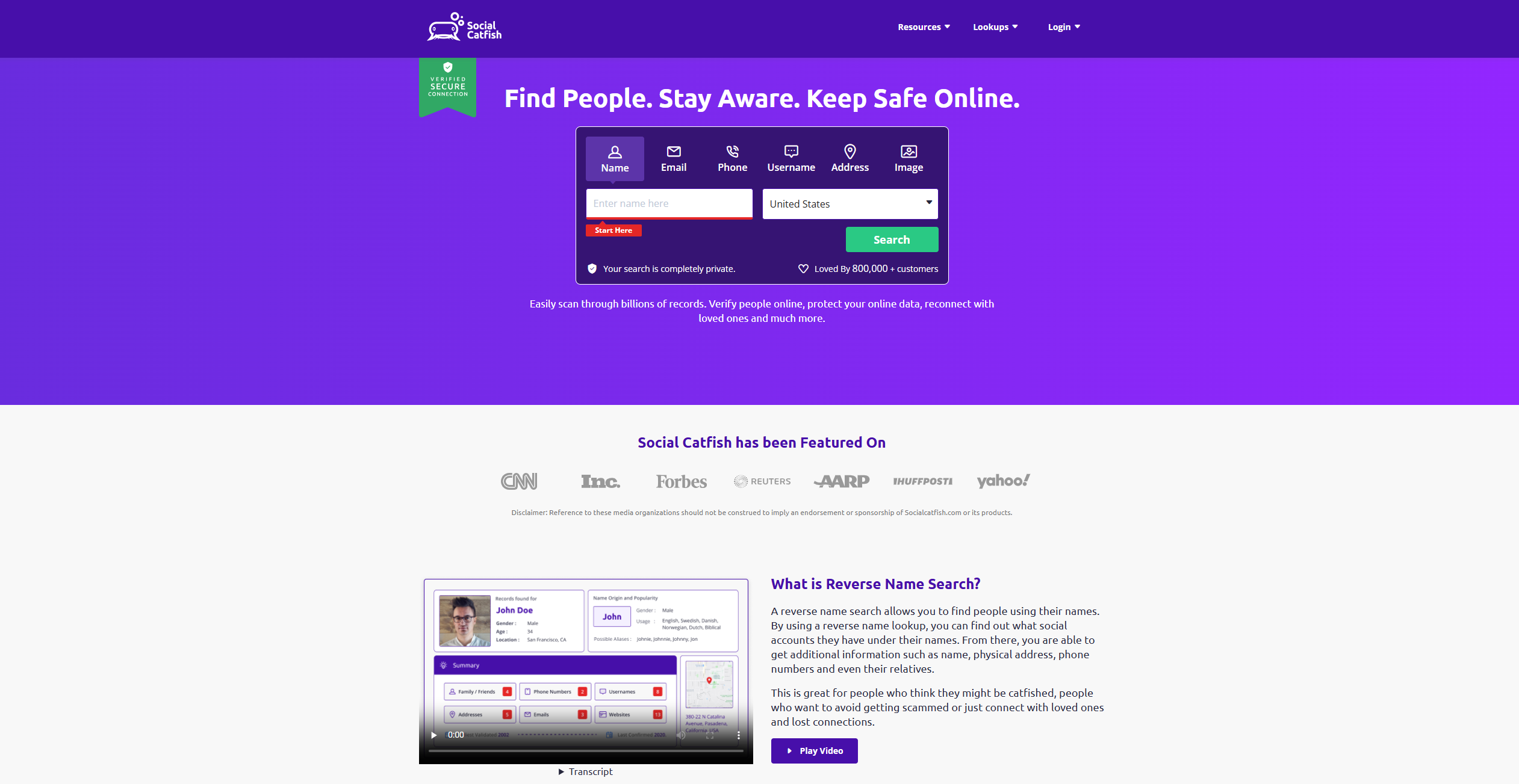 Social Catfish screenshot