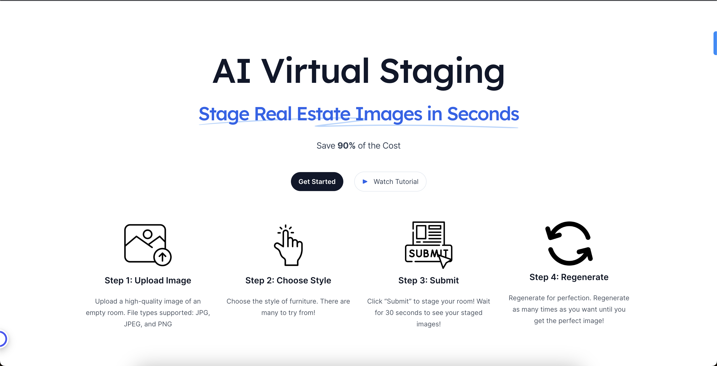 Virtual Staging AI screenshot