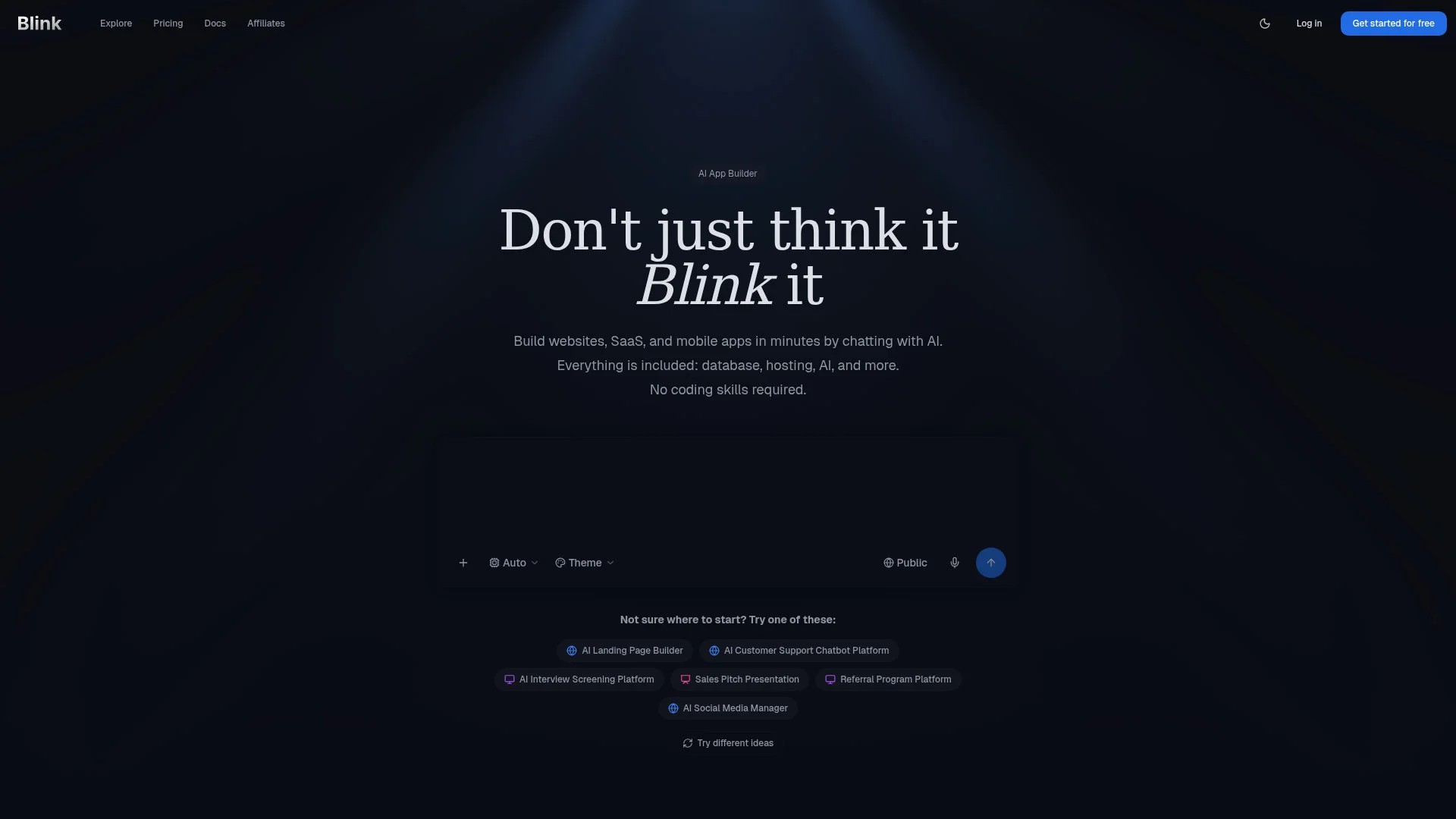 Blink screenshot