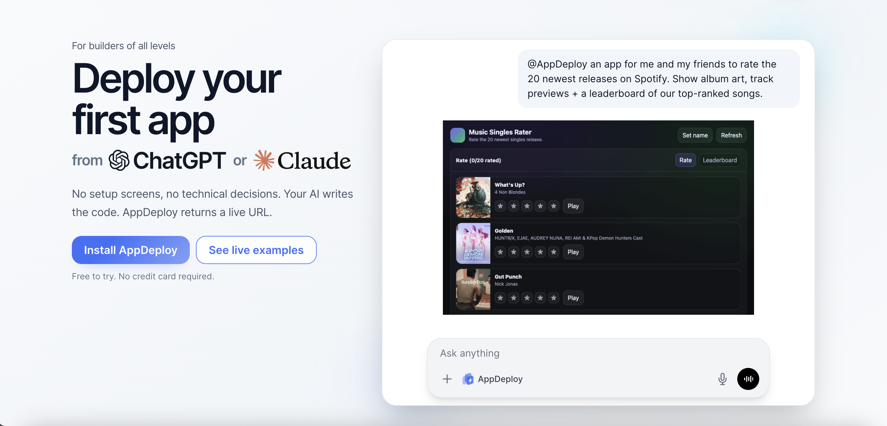 AppDeploy screenshot