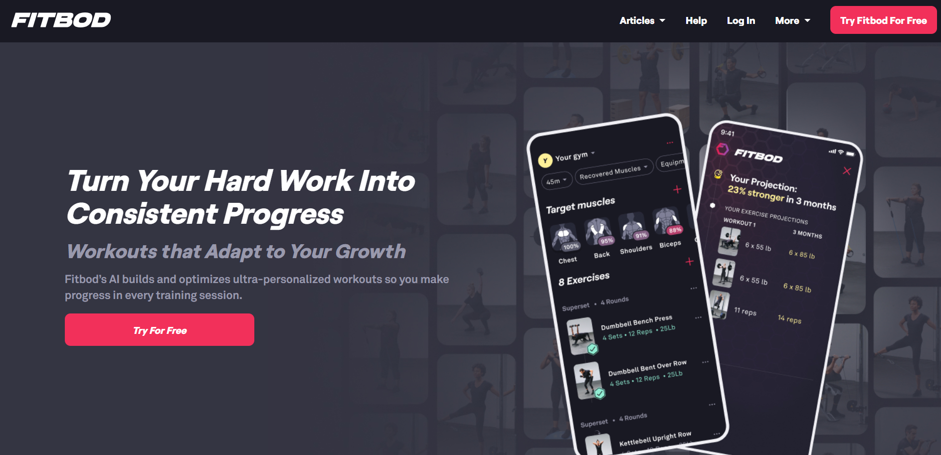 Fitbod screenshot