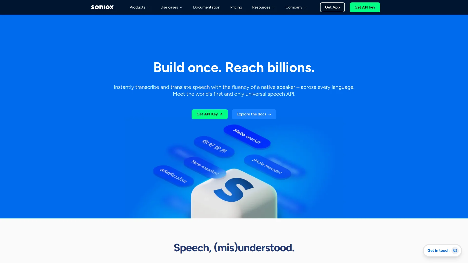 Soniox Speech-to-Text screenshot