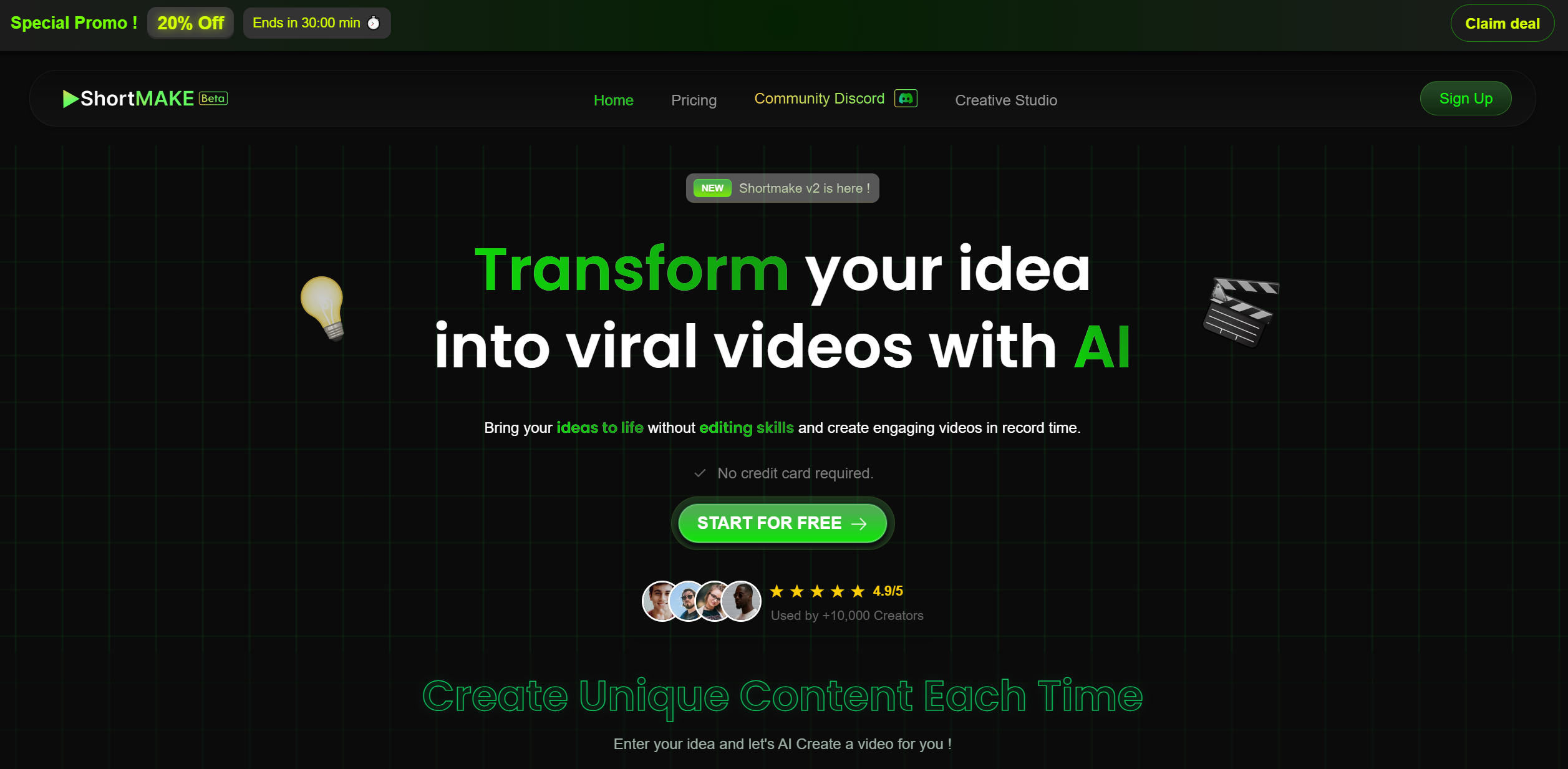 ShortMake screenshot