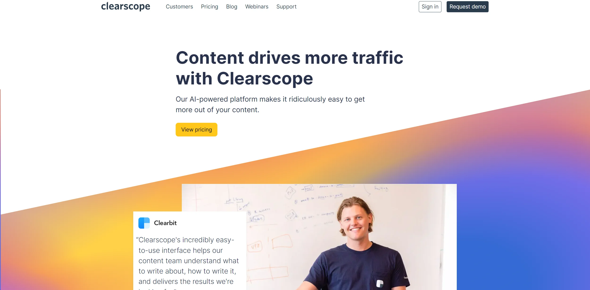 Clearscope screenshot