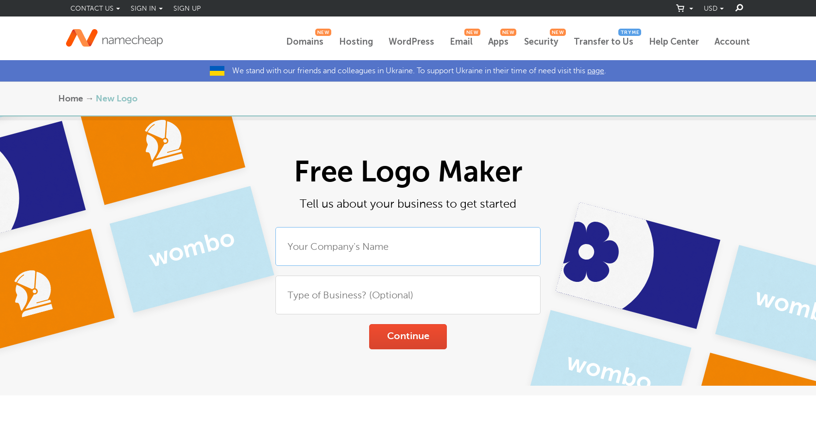 Namecheap Logo Maker screenshot