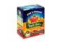 Bag-in-box is a soft plastic container surrounded by a corrugated box with a selling print.