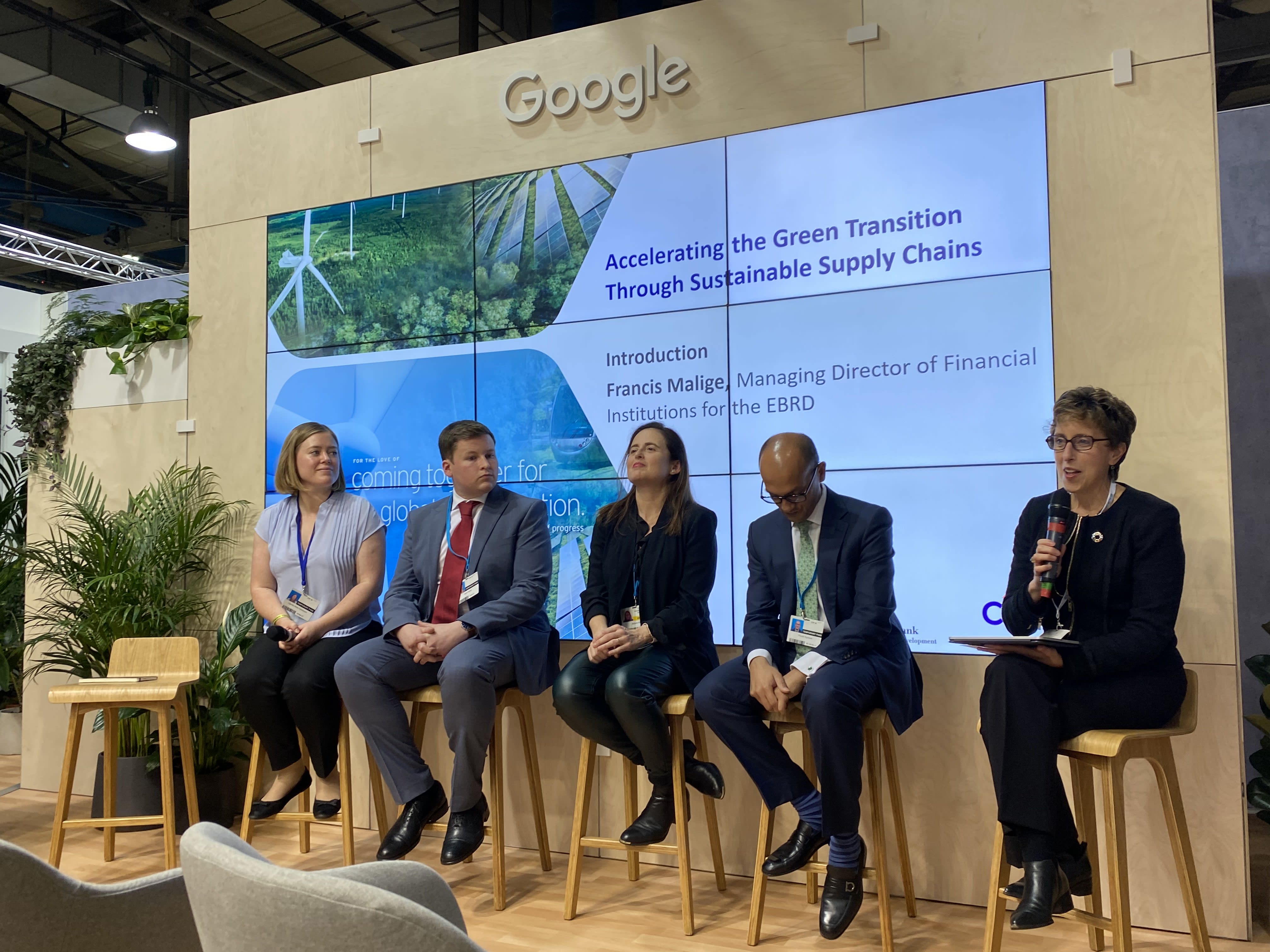 Lauren Hankinson, our Government and Community Affairs Senior Manager, discusses sustainable supply chains on a panel at COP26.