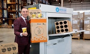 DS Smith wins thecupfund grant for Coffee Cup Drop Box DS Smith wins thecupfund grant for Coffee Cup Drop Box