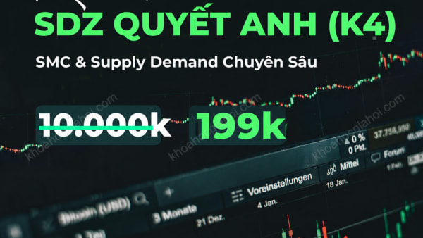 Khóa Học Làm Chủ Phương Pháp Supply Demand Chuẩn Xác Nhất Cùng SDZ Quyết Anh Mới Nhất