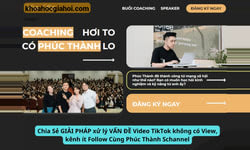 Chia Sẻ Giải Pháp Xử Lý Vấn Đề Video Tiktok Không Có View, Kênh Ít Follow Cùng Phúc Thành Schannel