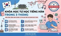 Khóa Học Tự học Tiếng Hàn trong 3 tháng