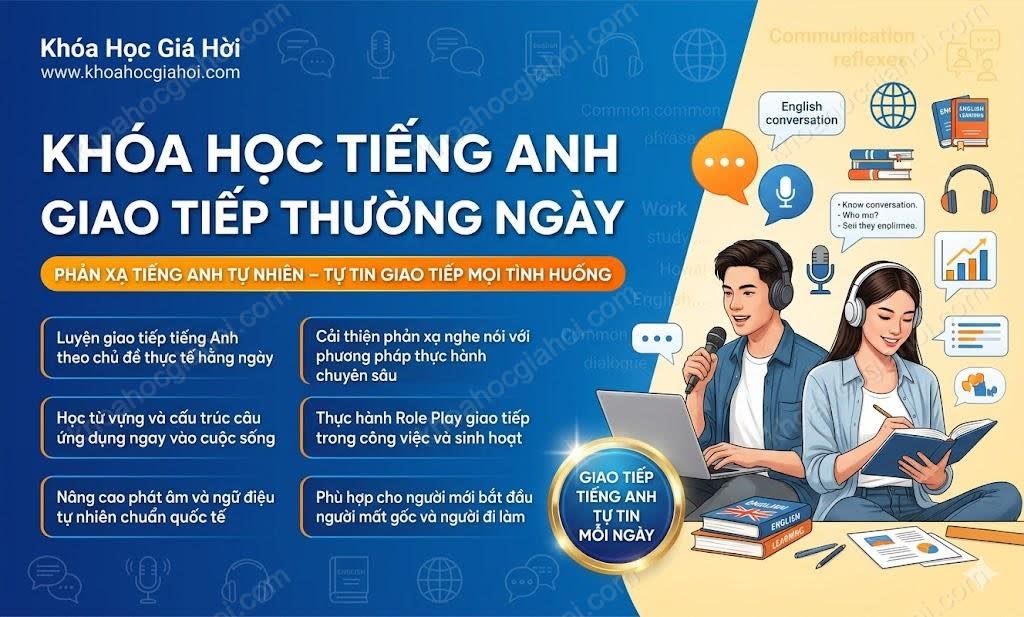 Khóa Học Tiếng Anh Giao Tiếp Thường Ngày