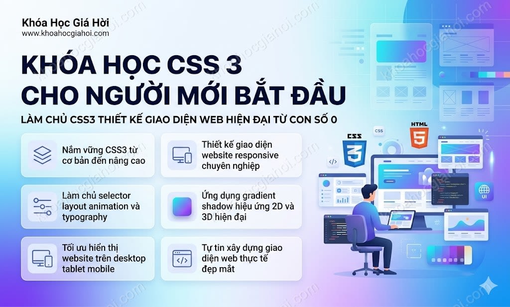 Khóa Học Css 3 Cho Người Mới Bắt Đầu