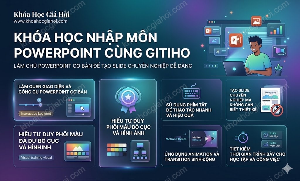 Khóa Học Nhập Môn Powerpoint Cùng Gitiho