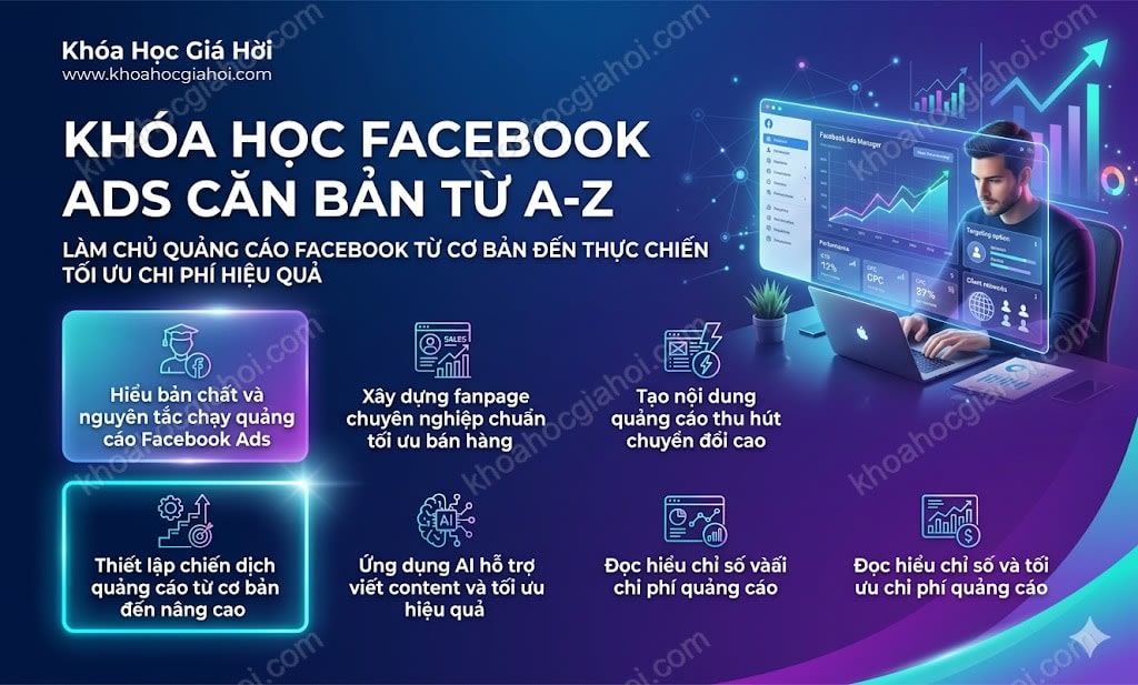 Khóa Học Facebook Ads Căn Bản Từ A - Z