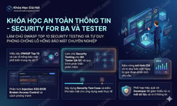 Khóa Học An Toàn Thông Tin - Security For Ba Và Tester