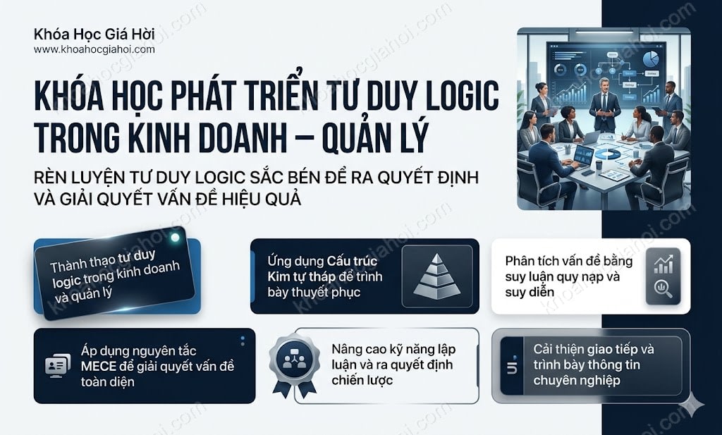 Khóa Học Phát Triển Tư Duy Logic Trong Kinh Doanh – Quản Lý