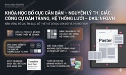 Khóa Học Bố Cục Căn Bản – Nguyên Lý Thị Giác, Công Cụ Dàn Trang, Hệ Thống Lưới – DAS.info.vn