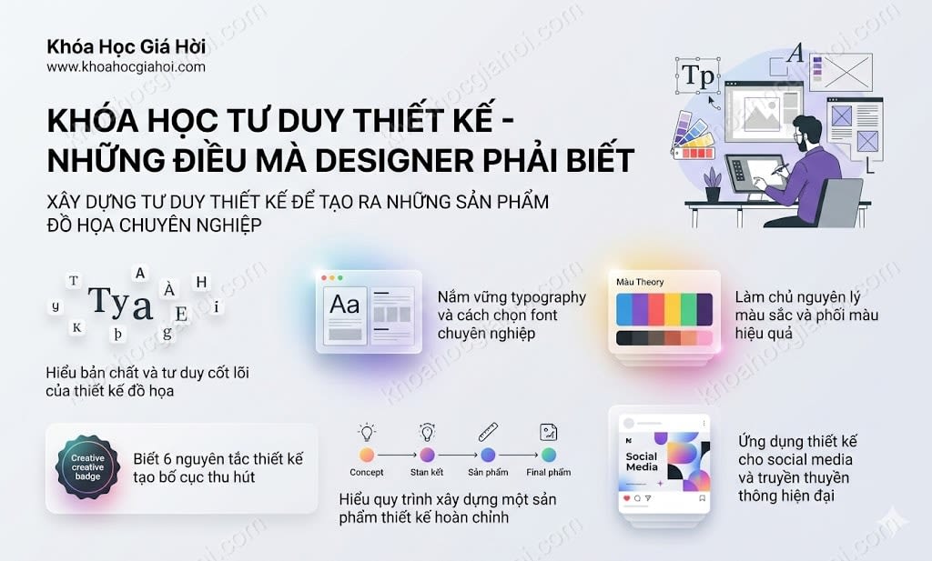 Khóa Học Tư Duy Thiết Kế - Những Điều Mà Designer Phải Biết (Design Thinking Fundamentals)