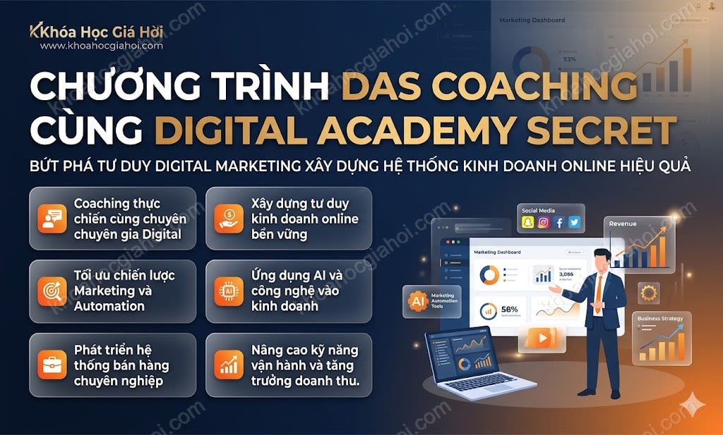 Chương Trình Das Coaching Cùng Digital Academy Secret