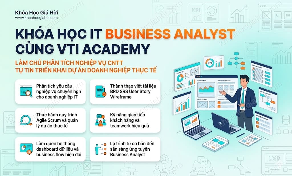 Khóa Học IT Business Analyst Cùng VTI Academy
