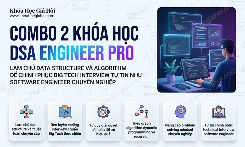 Combo 2 Khóa Học DSA Engineer Pro