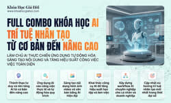 Full Combo Khóa Học AI - Trí Tuệ Nhân Tạo Từ Cơ Bản Đến Nâng Cao