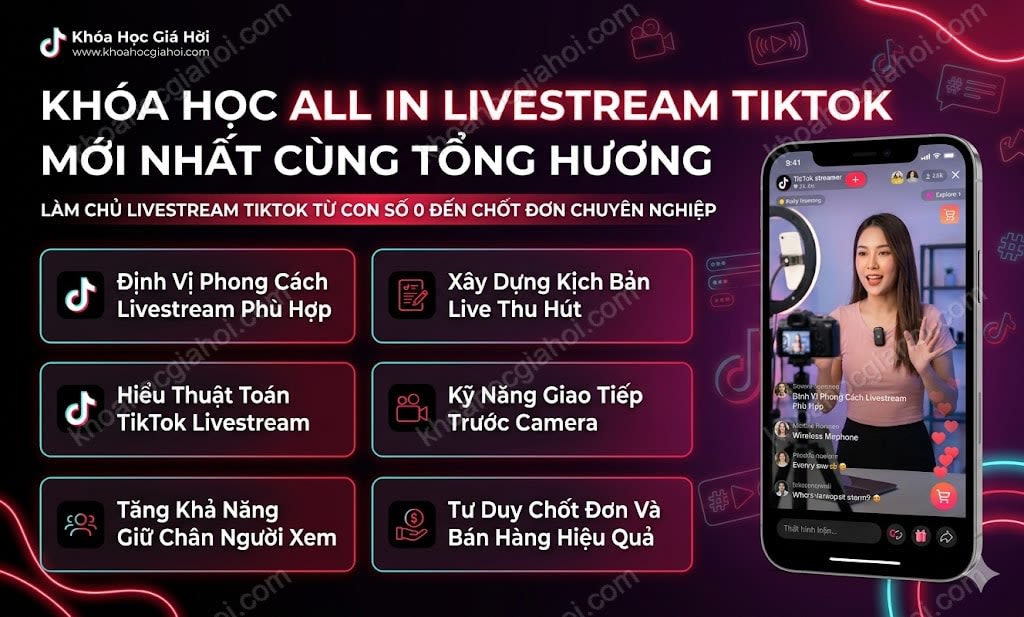 Share Khóa Học All In Livestream TikTok Mới Nhất Cùng Tổng Hương