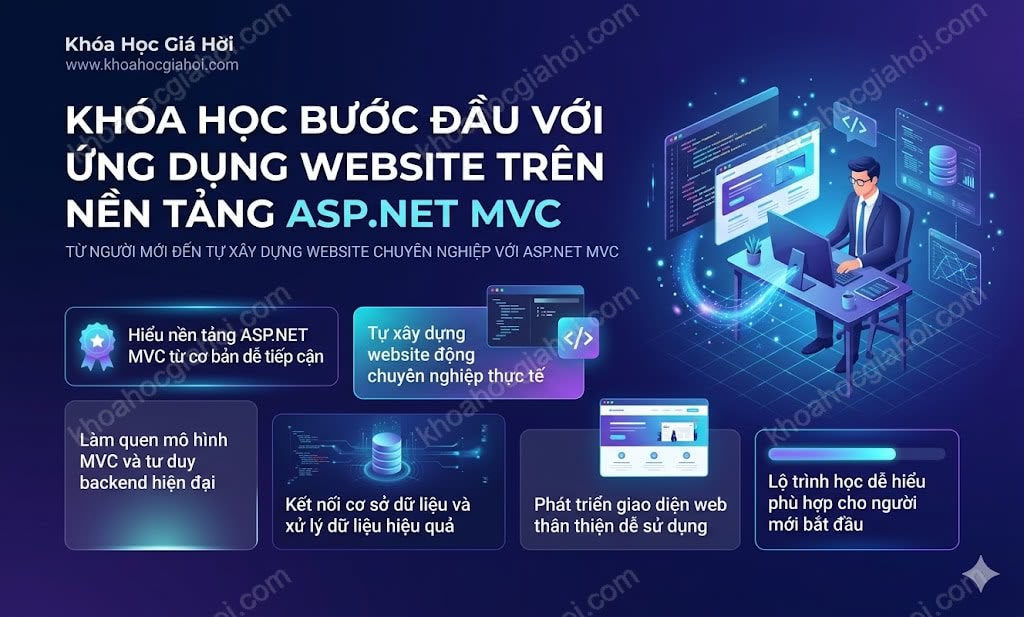 Khóa Học Bước Đầu Với Ứng Dụng Website Trên Nền Tảng ASP.NET MVC