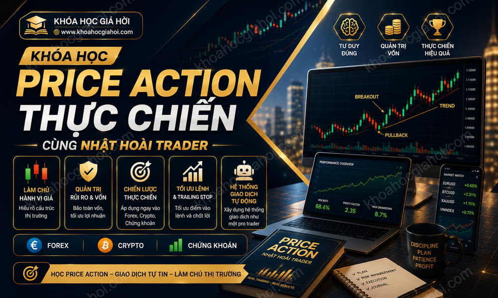 Khoá Học Price Action Thực Chiến Cùng Nhật Hoài Trader