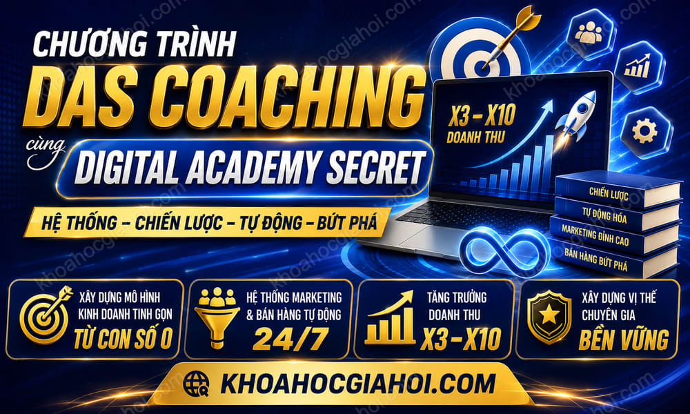 Chương Trình Das Coaching Cùng Digital Academy Secret