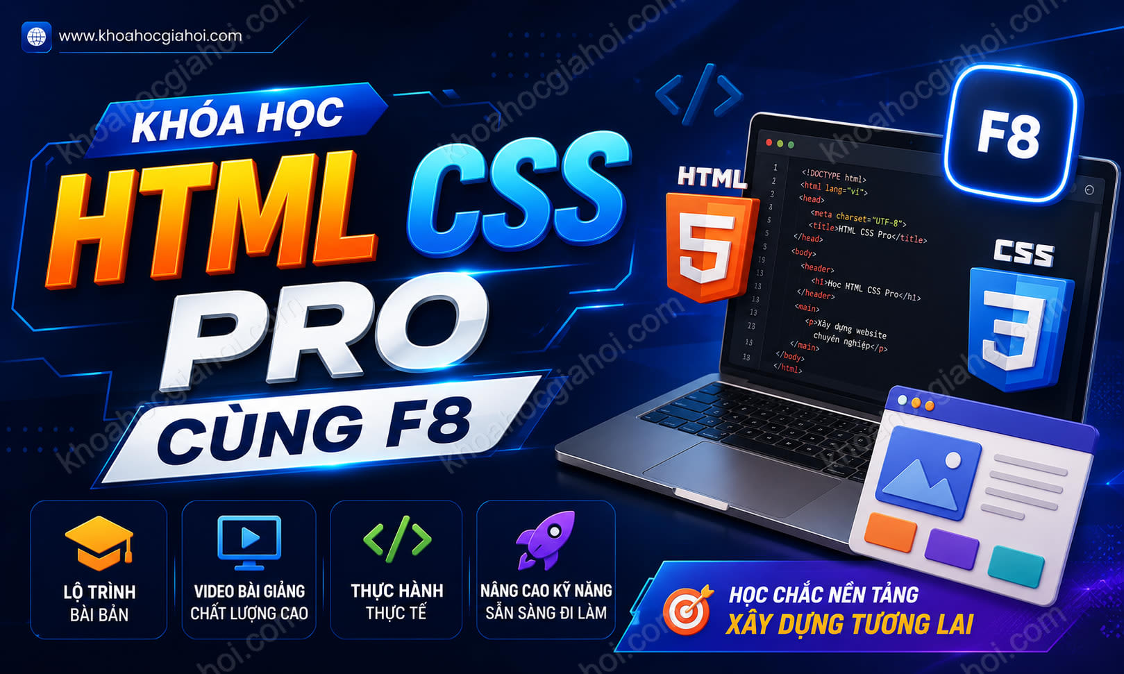 Khóa Học Html Css Pro Cùng F8