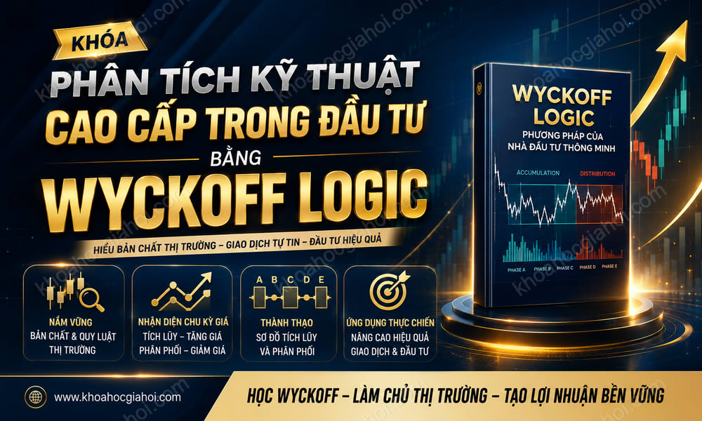 Khóa Phân Tích Kỹ Thuật Cao Cấp Trong Đầu Tư Bằng Wyckoff Logic