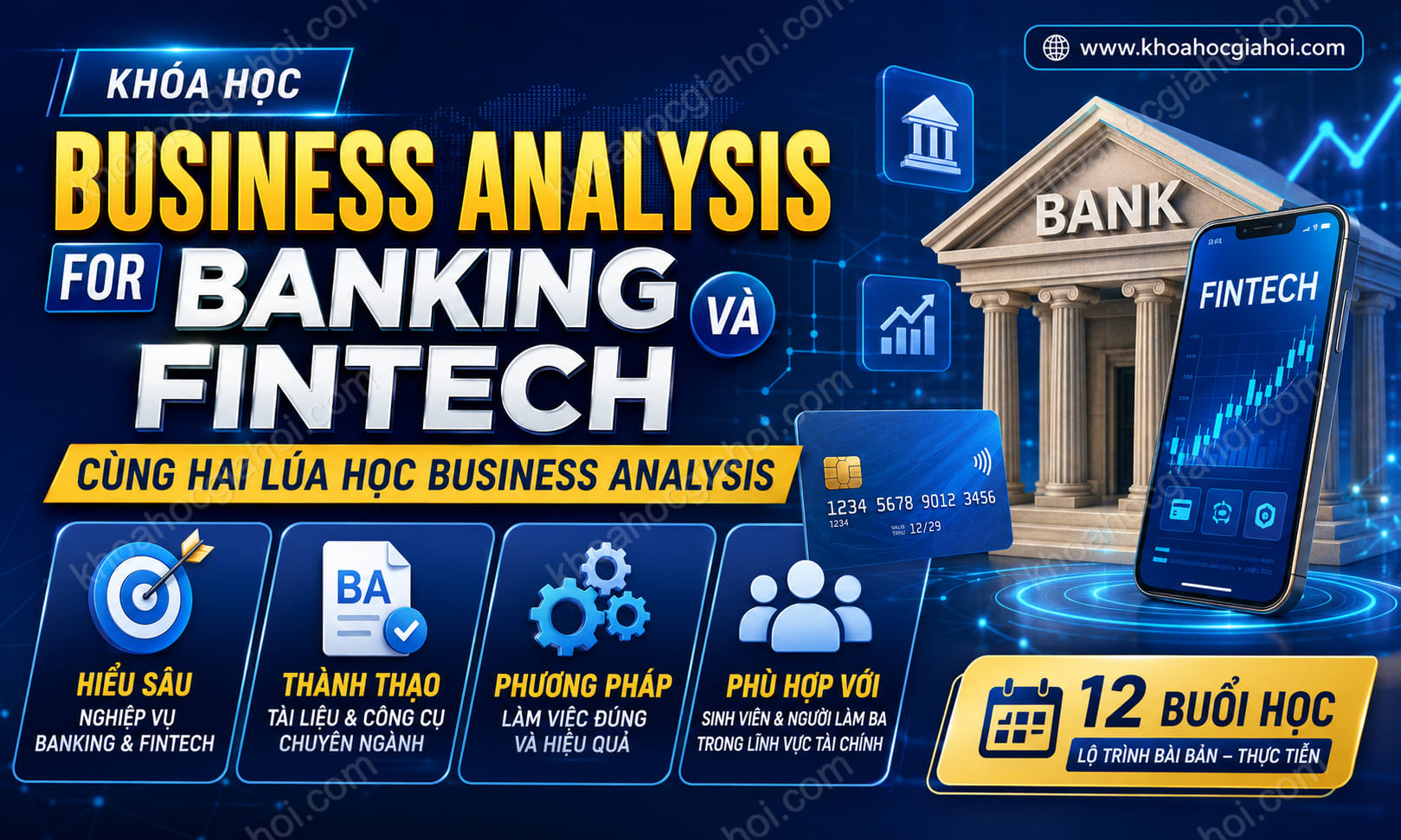 Khóa Học Business Analysis For Banking & Fintech Cùng Hai Lúa Học Business Analysis