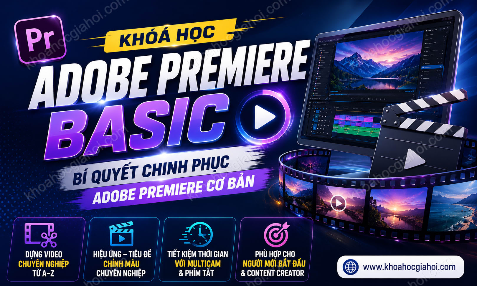 Adobe Premiere Basic - Bí Quyết Chinh Phục Adobe Premiere Cơ Bản