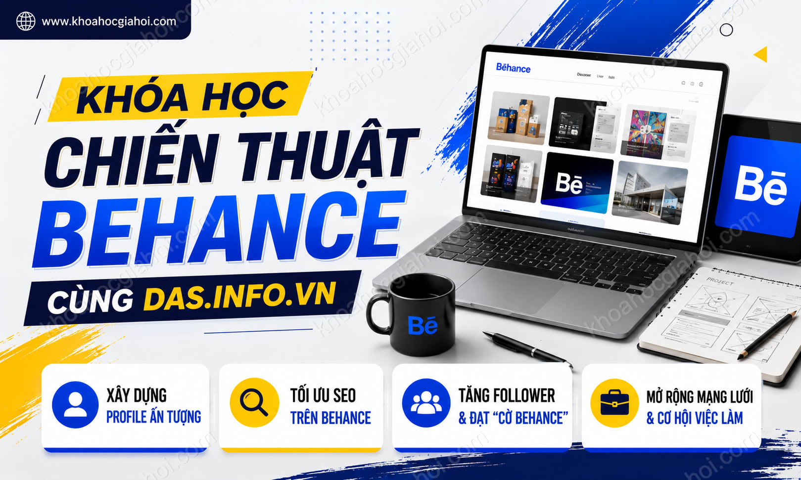 Khóa Học Chiến Thuật Behance Cùng DAS.info.vn