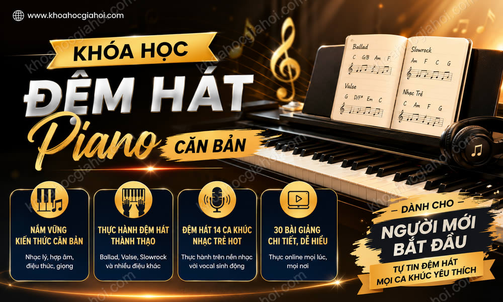 Khóa Học Học Piano Cơ Bản