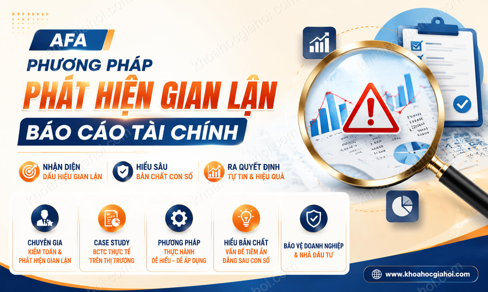 Khóa Học Afa Phương Pháp Phát Hiện Gian Lận Báo Cáo Tài Chính