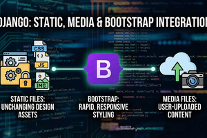 Learn to configure Django static and media files correctly. This guide covers settings.py setup, image uploads, and styling your product list with Bootstrap 5.