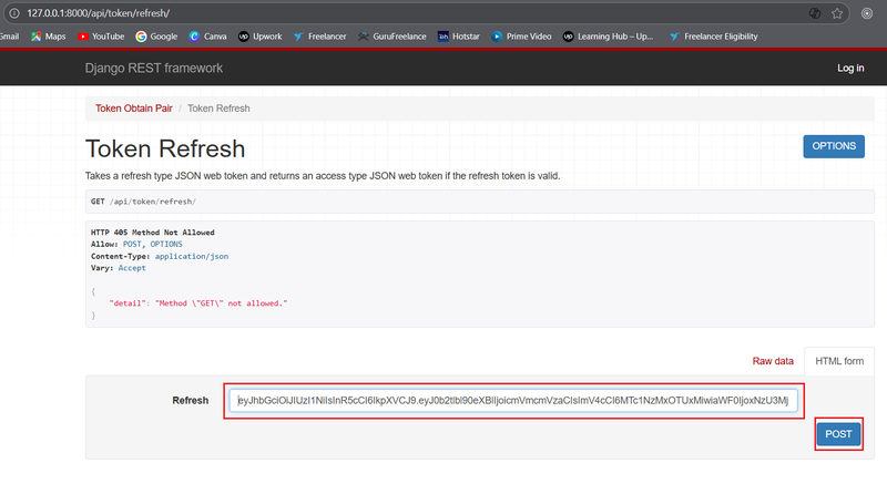 Renew access token by refresh token