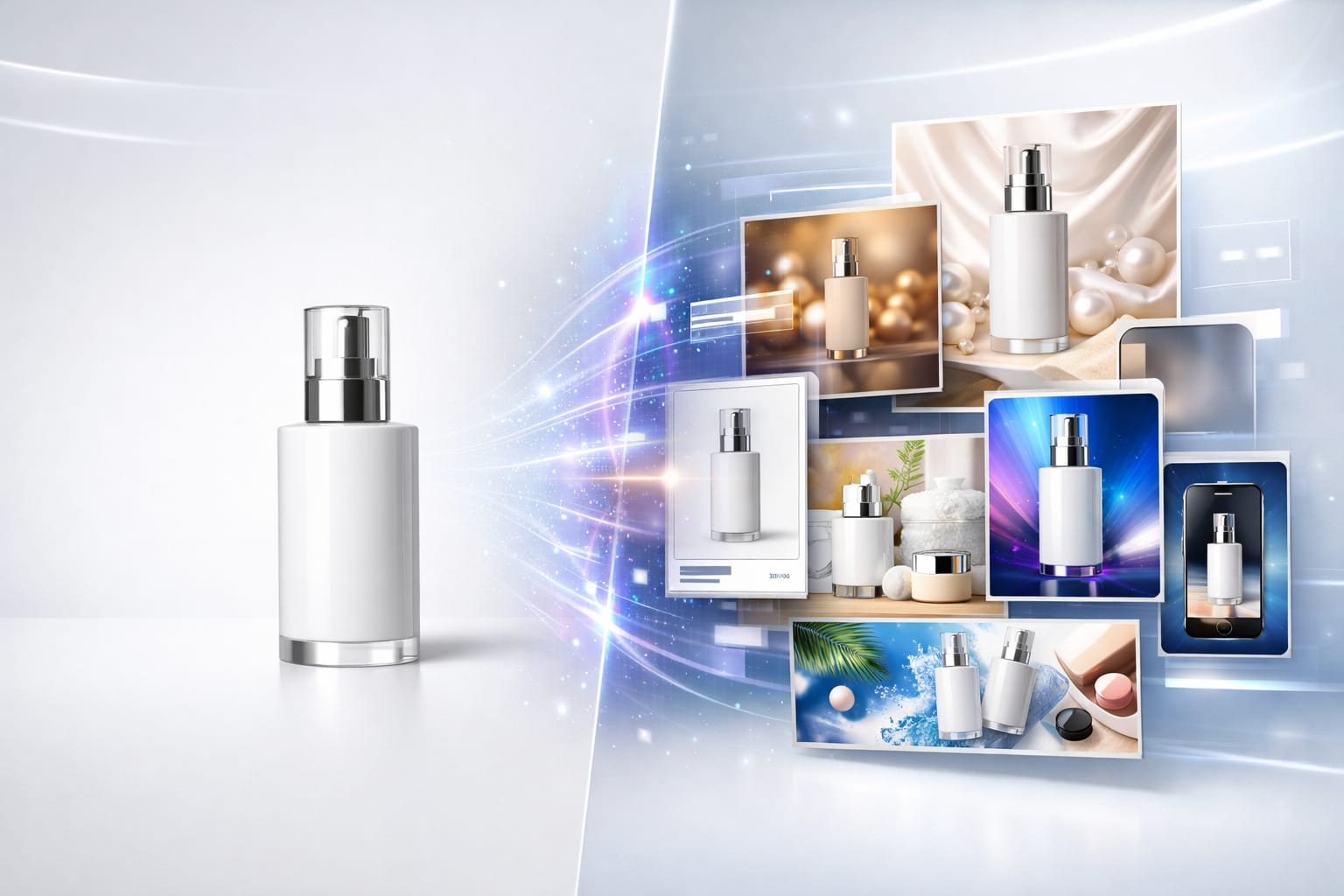 AI-generated product visual for a brand campaign