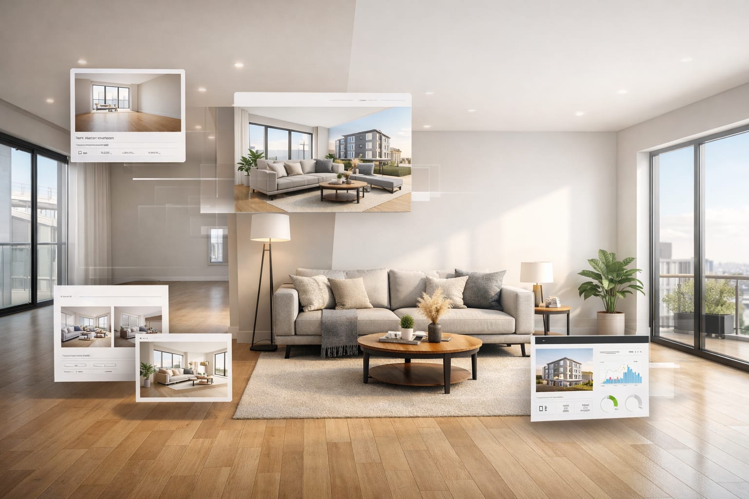 AI visual for real estate marketing
