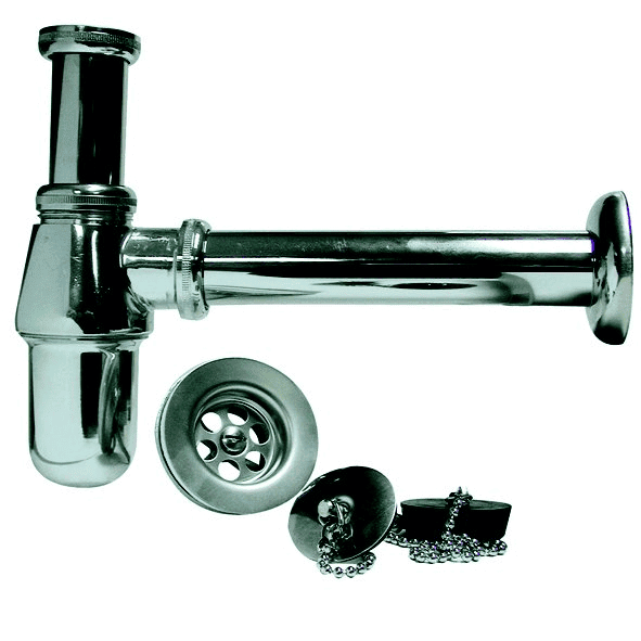 Сифон + слив на раковину и пробка на цепи 1579 07