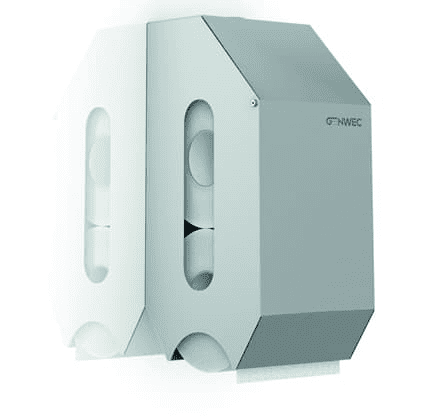 Диспенсер для туалетной бумаги Double roll Нерж-ая сталь. Матовый