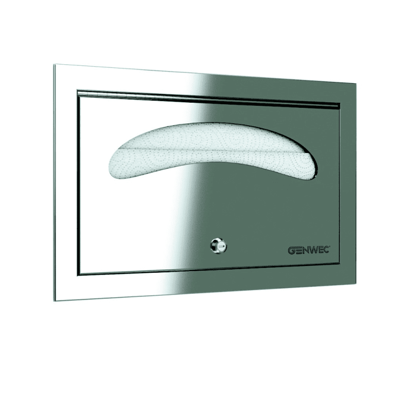 Диспенсер салфеток для сиденья унитаза Встроенный Нерж-ая сталь. Матовый