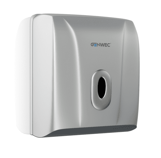 Диспенсер для бумажных полотенец ABS. Серебро