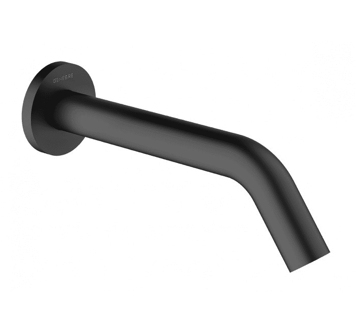 Кран для раковины автоматический с инфракрасным датчиком, настенный, черный 67131 15 41 66